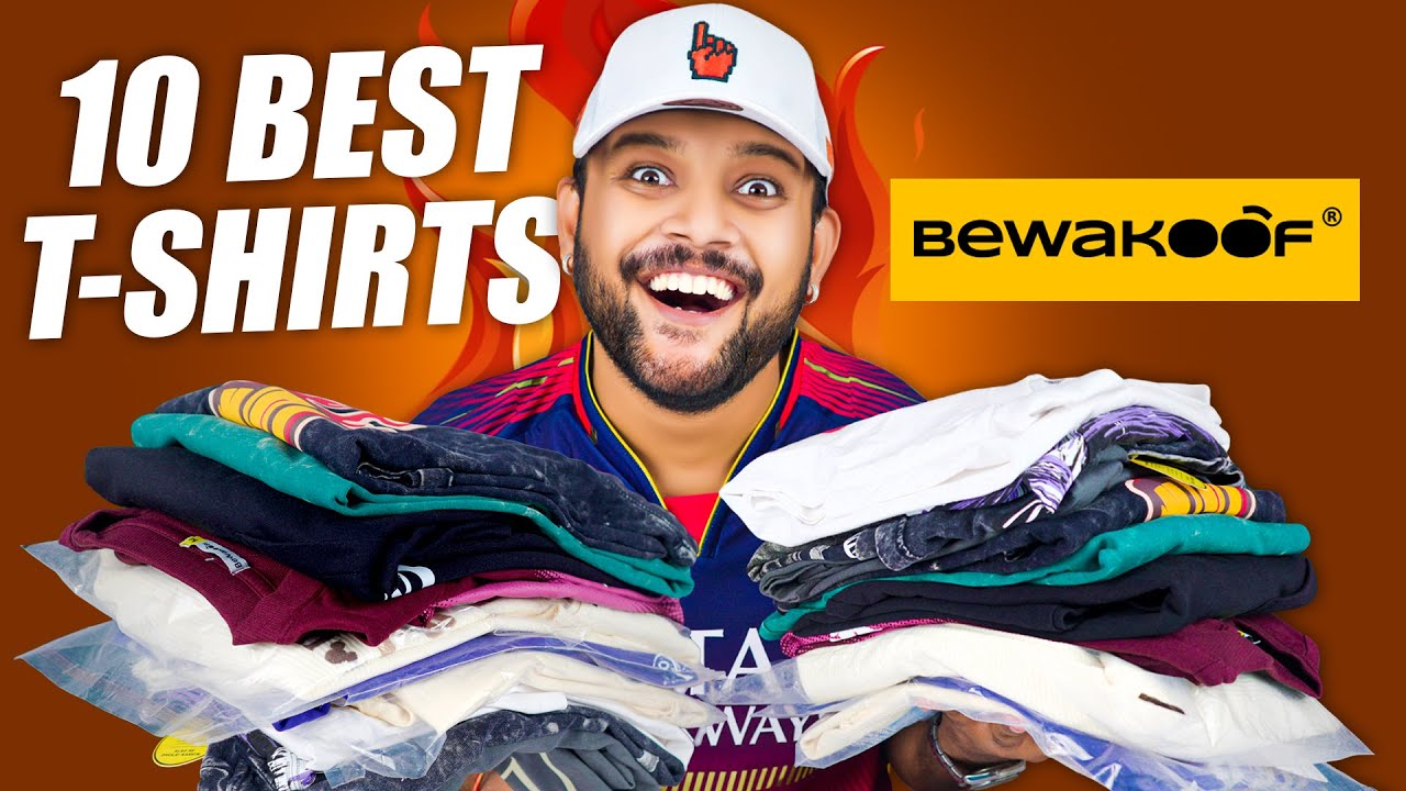 10 Best Bewakoof Printed T-Shirts for Men (College) 🔥 Myntra Haul 2025 | ONE CHANCE