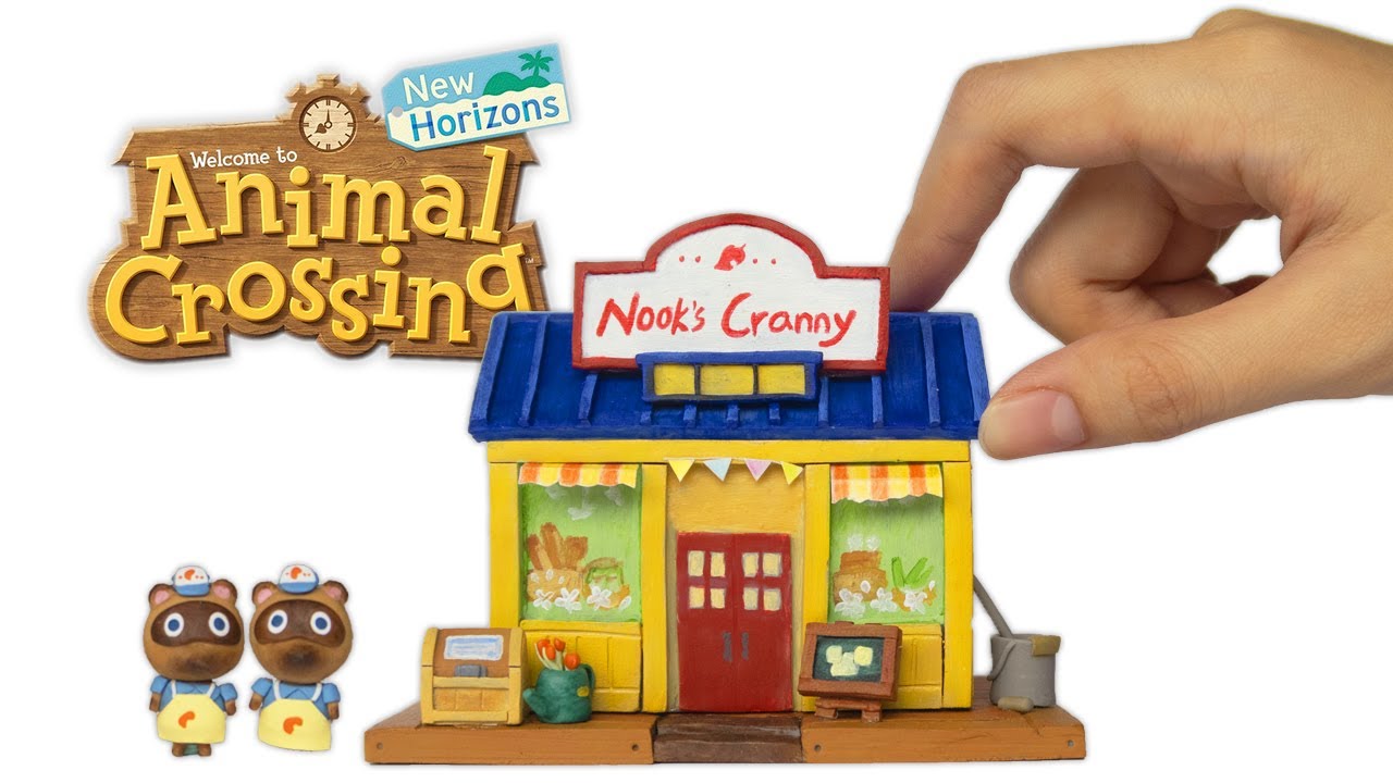 Making Animal Crossing Nook's Cranny with CLAY!!!