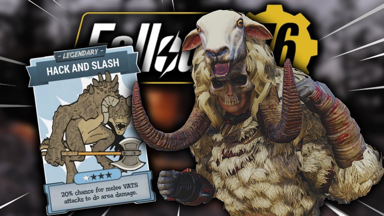 Fallout 76 - The Legendary Perk Card: Hack And Slash - [Complete Guide]