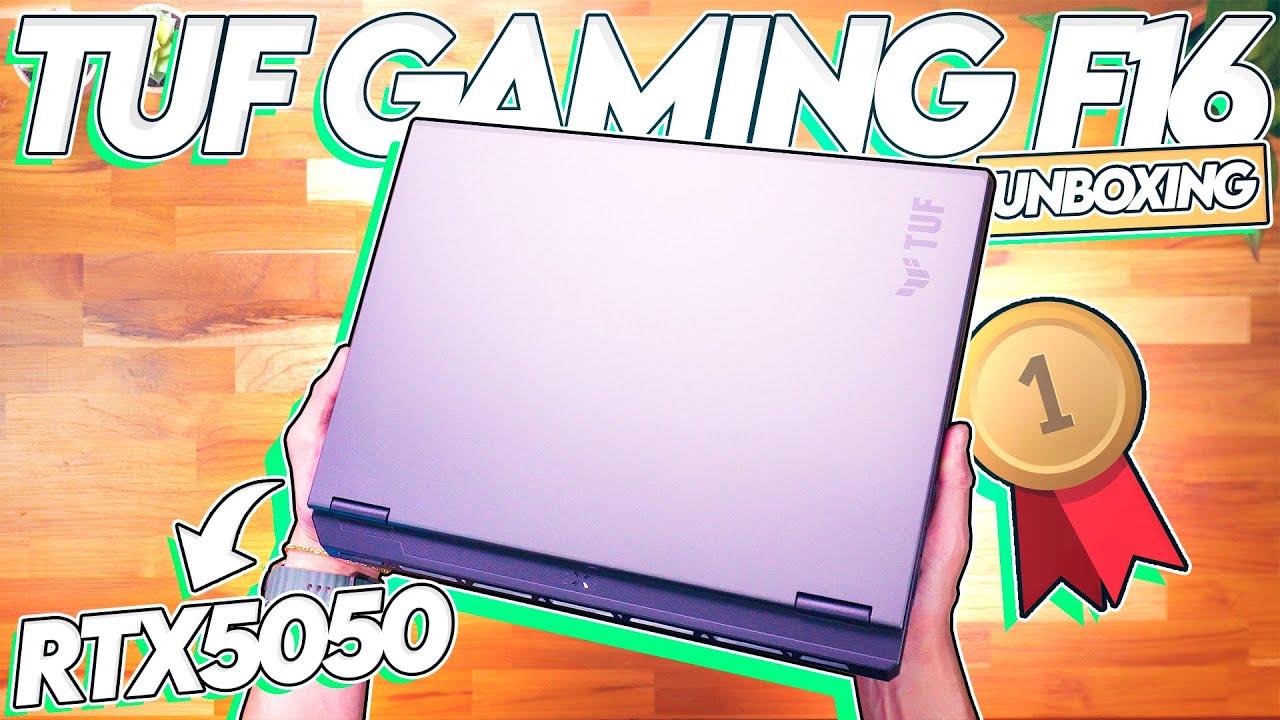 O PRIMEIRO NOTEBOOK com uma RTX 5050 no BRASIL! Unboxing do TUF Gaming F16 2025
