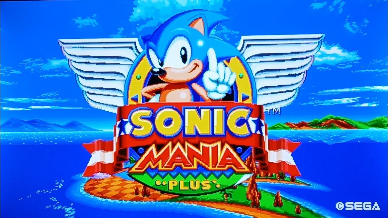 Sonic Mania With Mayflash Arcade Stick F300 Act 1