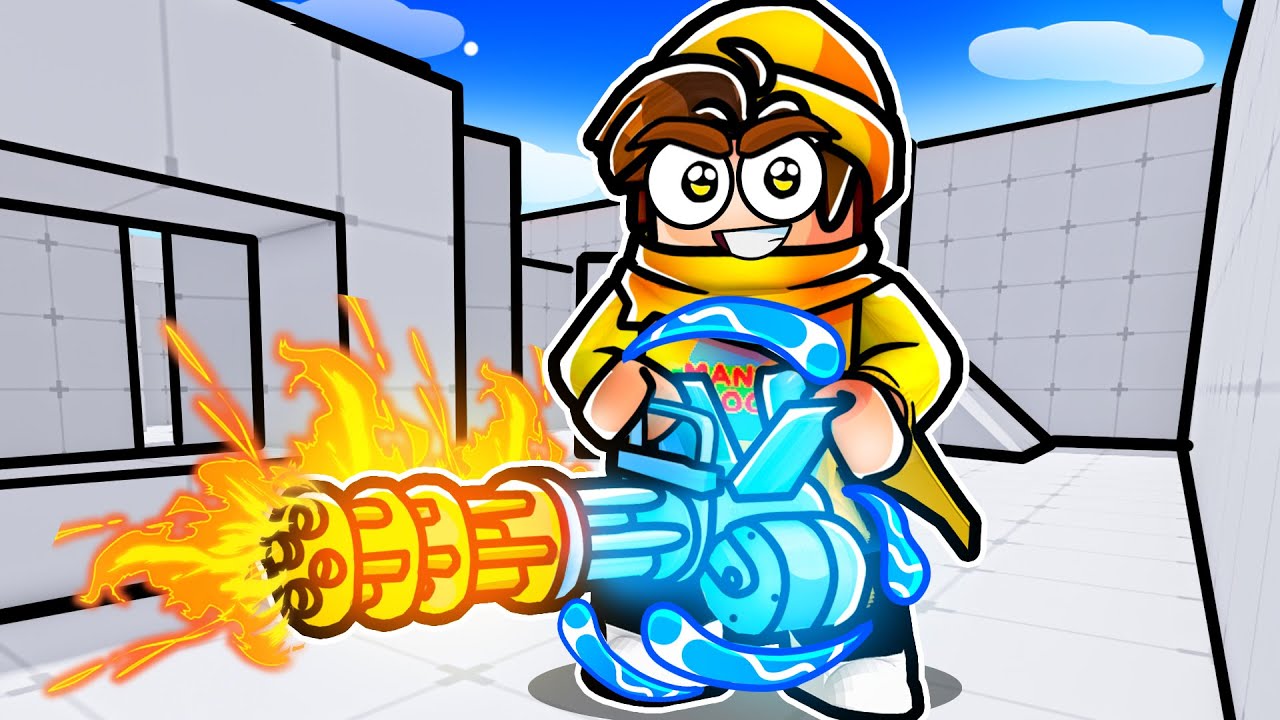 We Used ELEMENTAL WEAPONS ONLY in Roblox RIVALS...