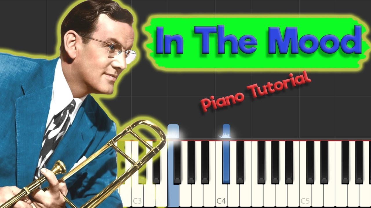 Glenn Miller - In The Mood - Jazz Piano Tutorial (solo piano)