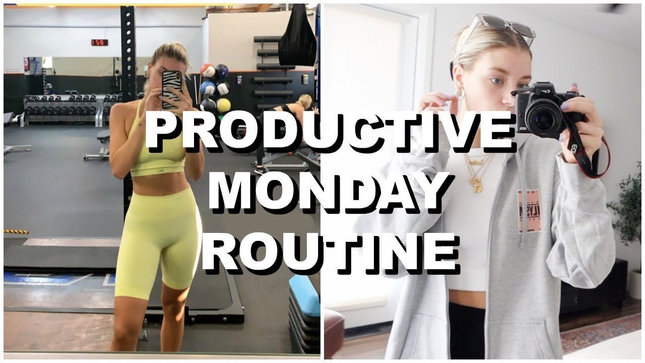productive college monday routine | Keaton Milburn