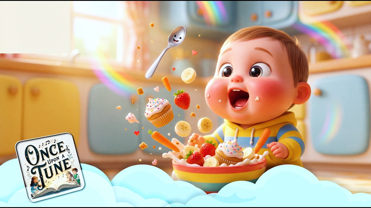 Yummy in My Tummy | Fruits & Veggies Fun | Kids Nursery Rhymes 🌈🍎