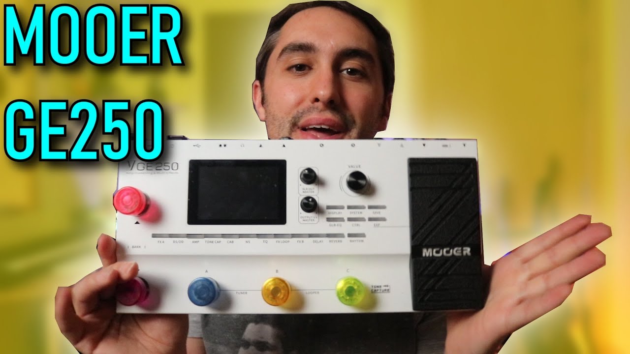Pedalera MOOER GE 250 en Español 💻 Opiniones y Preset para METAL.