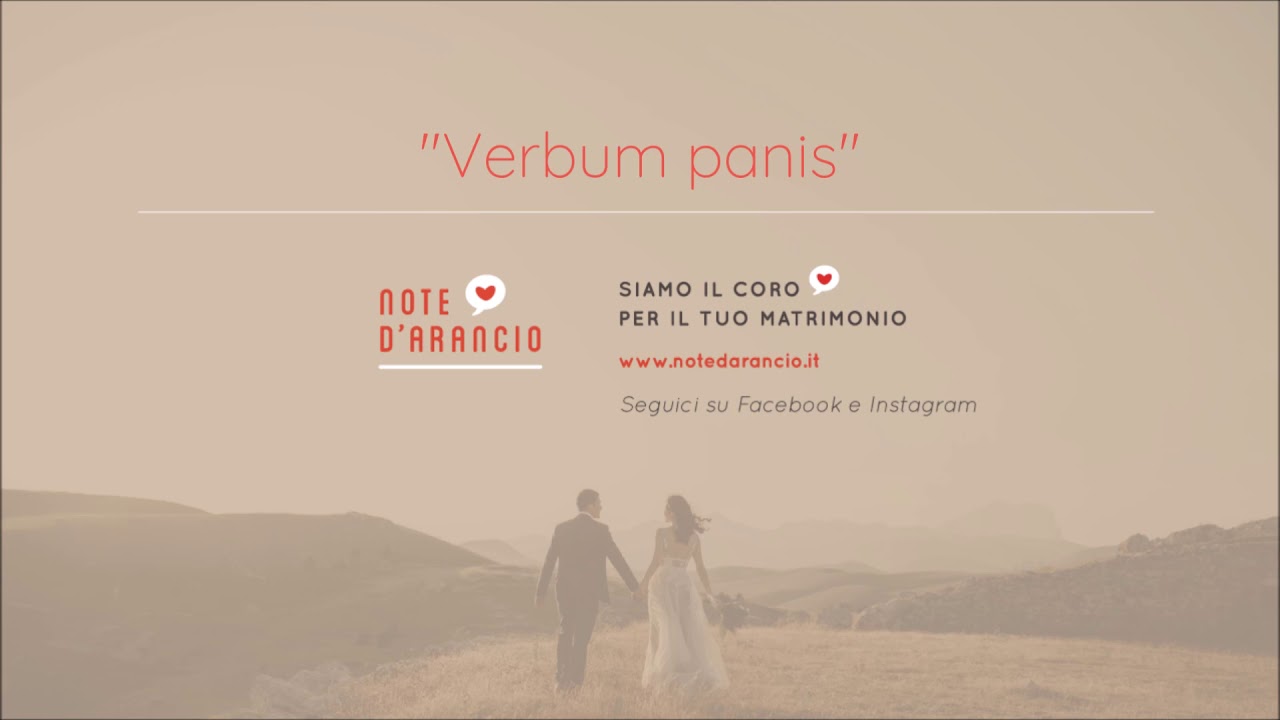 Note d'arancio - VERBUM PANIS