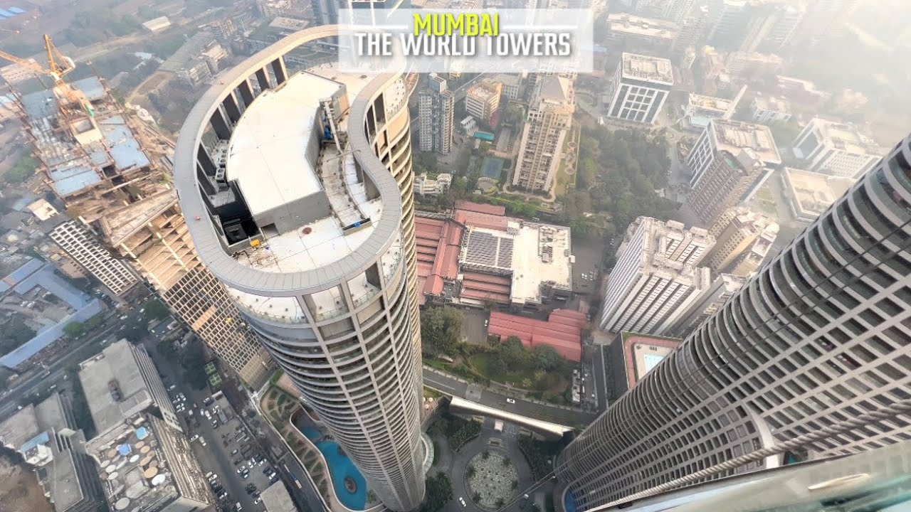 Lodha World Towers Mumbai | 74th Floor Exclusive Views & Tour - India's Tallest Skyscraper