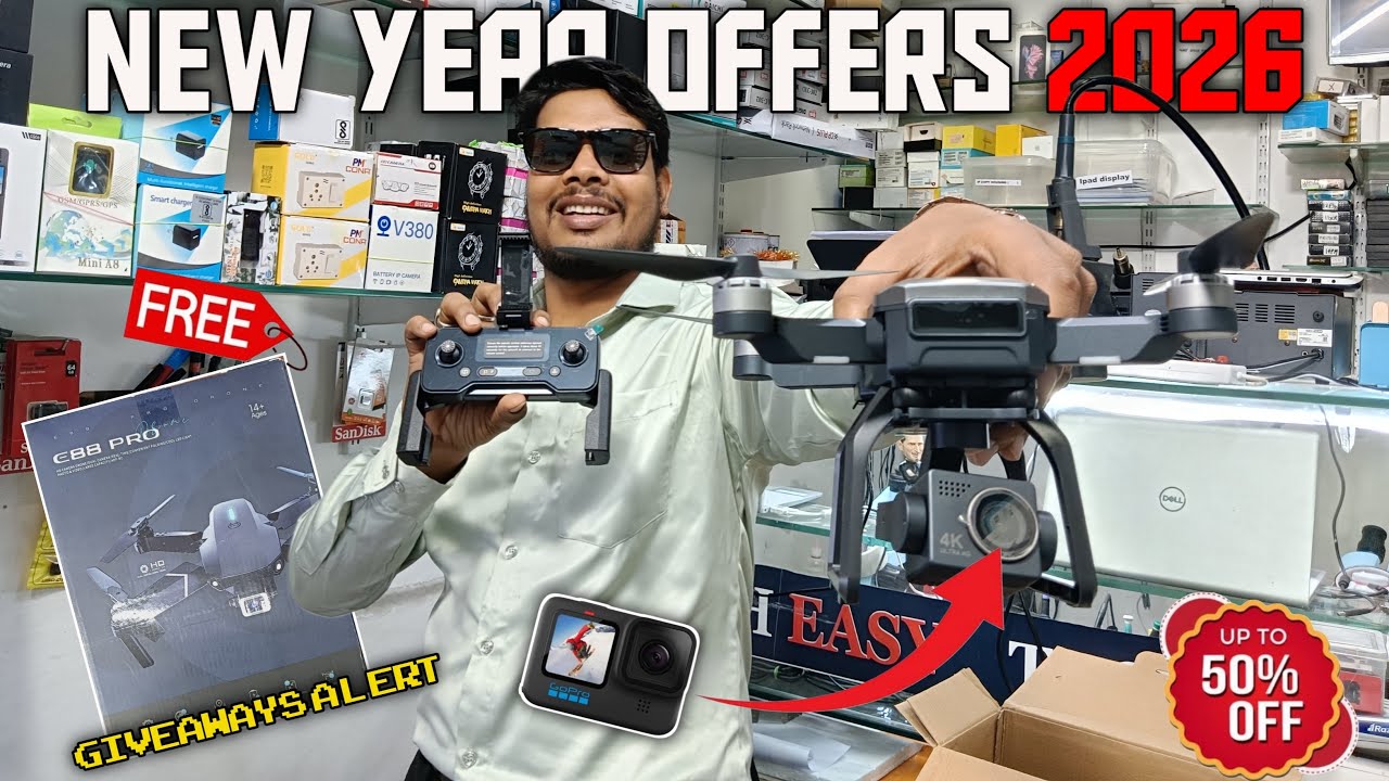 YP28 Drone 😱🔥High Quality M9 Drone 😱😮👻Optical Flow,Gimble Camera 😱🔥,4K Camera Recording 😱🔥Hurry Up🔥💀