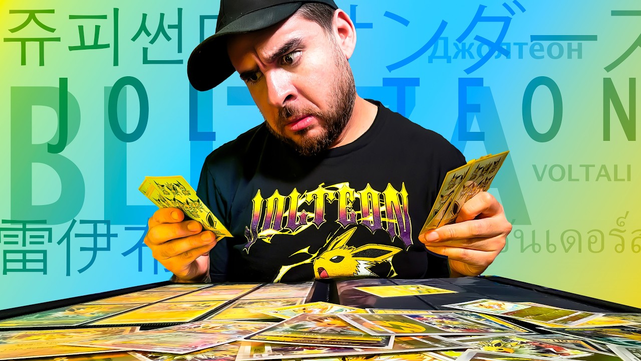 Собираем ВСЕХ Джолтеонов, когда-либо выпущенных на всех языках — Эпизод 1 (Испытание с карточками...