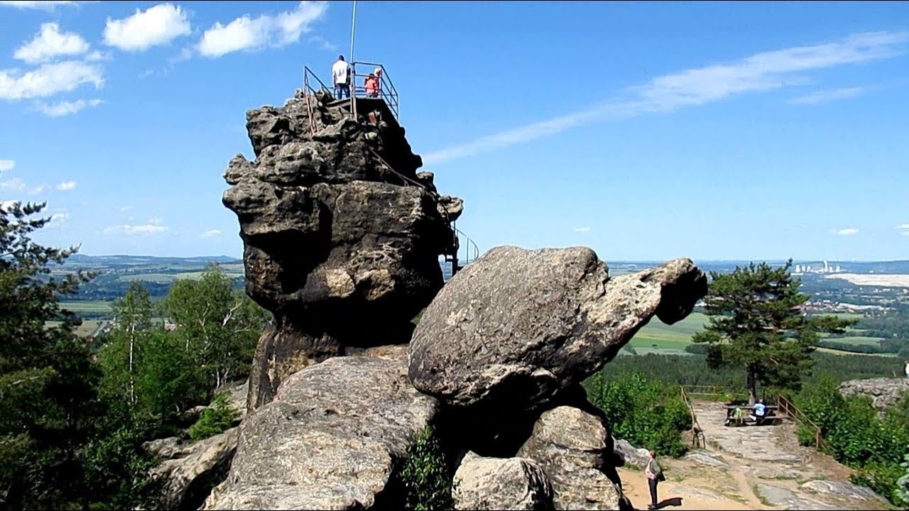 Töpfer-Aussichten und Stein-Zoo / Zittauer Gebirge