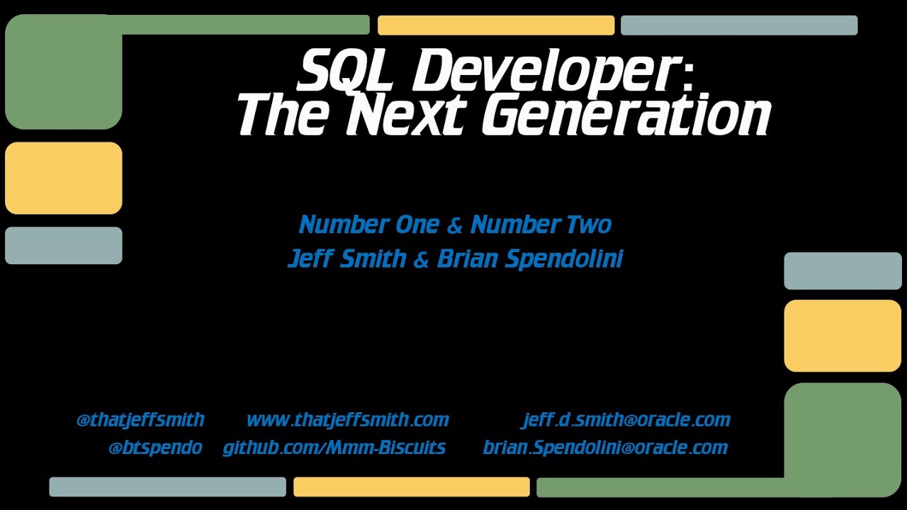 Oracle SQL Developer: The Next Generation