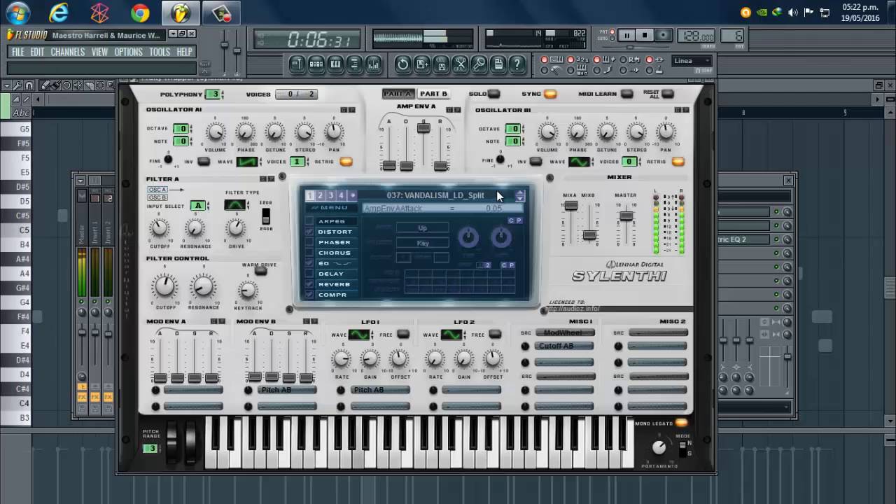 Maestro Harrell & Maurice West - Poseidon (Fl Studio Remake)