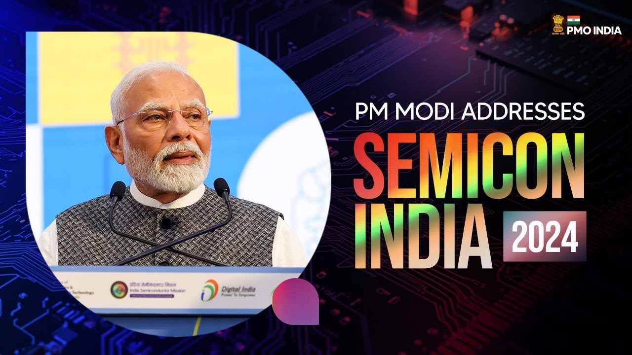 PM Narendra Modi addresses  SEMICON India 2024,, Greater Noida, Uttar Pradesh