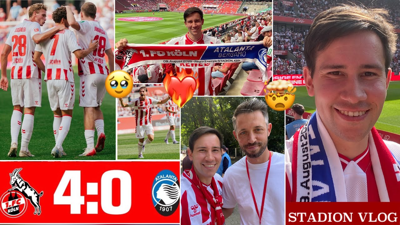ENDLICH WIEDER MÜNGERSDORF😍| 1. FC Köln vs Atalanta Bergamo STADION VLOG