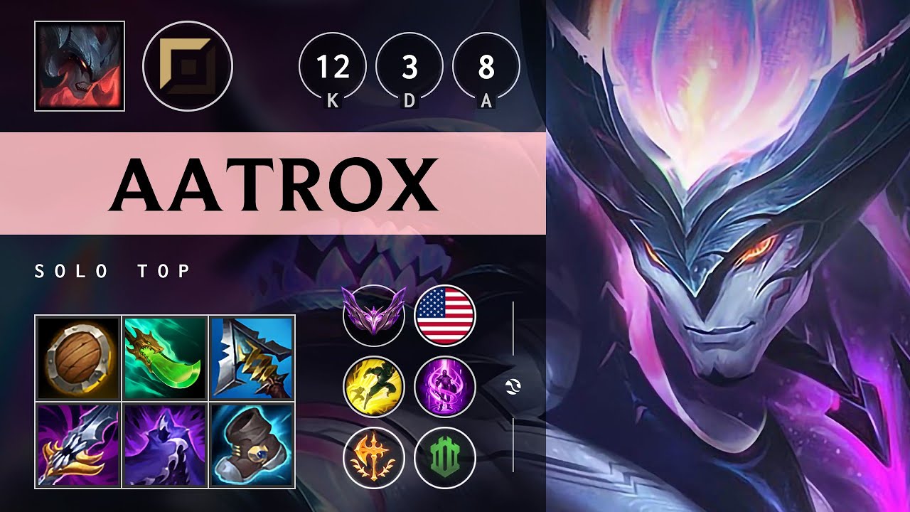 Aatrox Top vs Mordekaiser: Triple Kill, Dominating - NA Master Patch 14.20