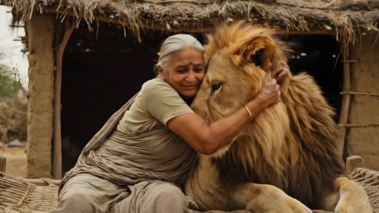 Lion becomes old woman's son || Full Movie || AKY Entertainment