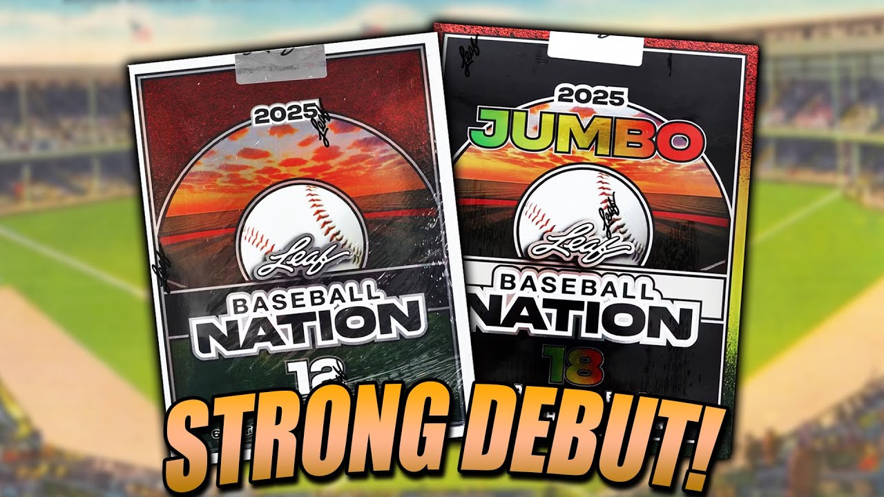 СИЛЬНЫЙ ДЕБЮТНЫЙ НАБОР | Обзор Leaf Baseball Nation Jumbo & Hobby Box 2025 года