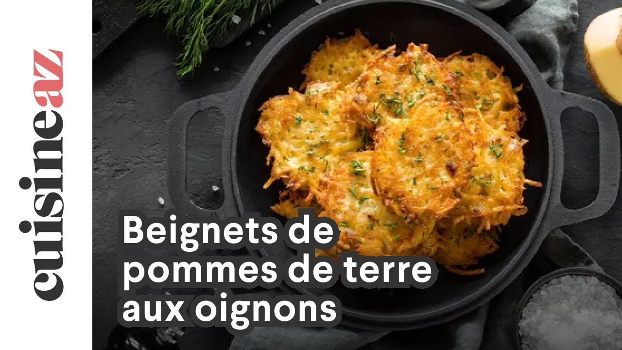 Beignets de pommes de terre aux oignons