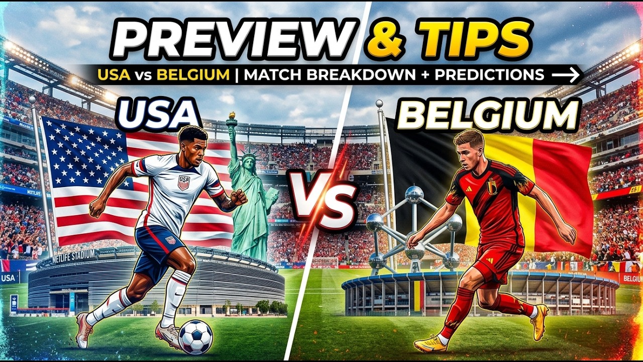 USA vs Belgium - Match Preview & Tip