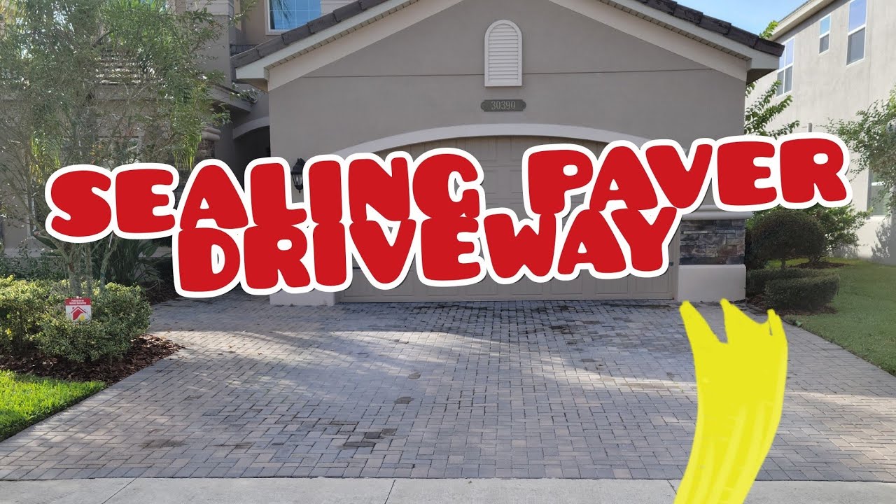Easy Way To Seal Paver Driveways