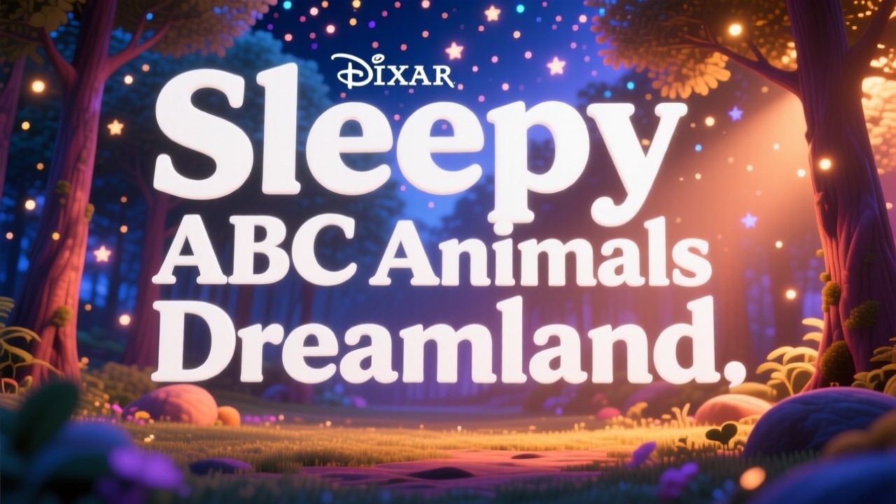 Sleepy ABC Animals Dreamland  Calm Bedtime Story for Kids