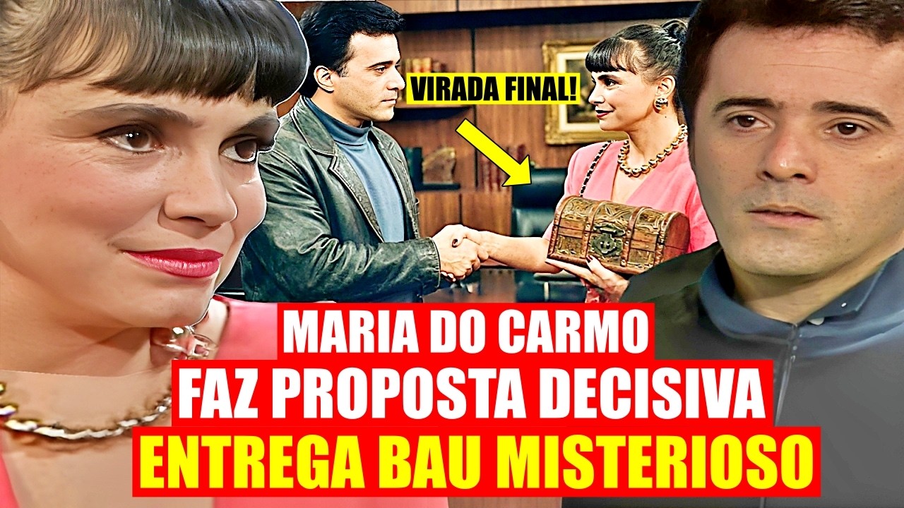 RAINHA DA SUCATA - VIRADA FINAL MARIA DO CARMO FAZ PROPOSTA DECISIVA PARA EDU ENTREGA BAÚ MISTERIOSO
