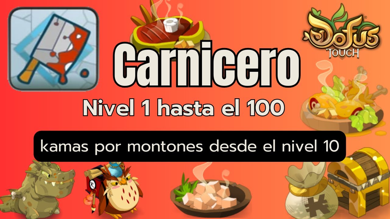 Dofus Touch: Guía de carnicero completa todo lo que tienes que saber del oficio | Akino Touch