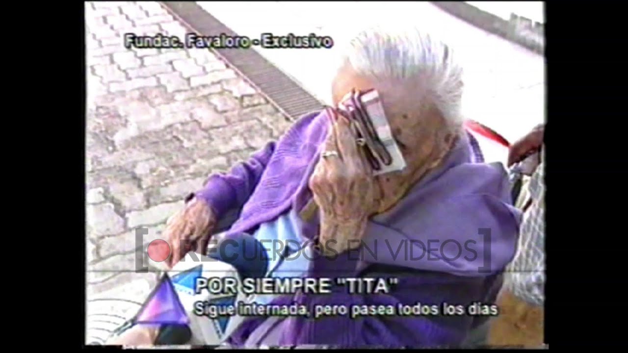 Tita Merello paseando - Noticiero de Azul TV - Año 2002