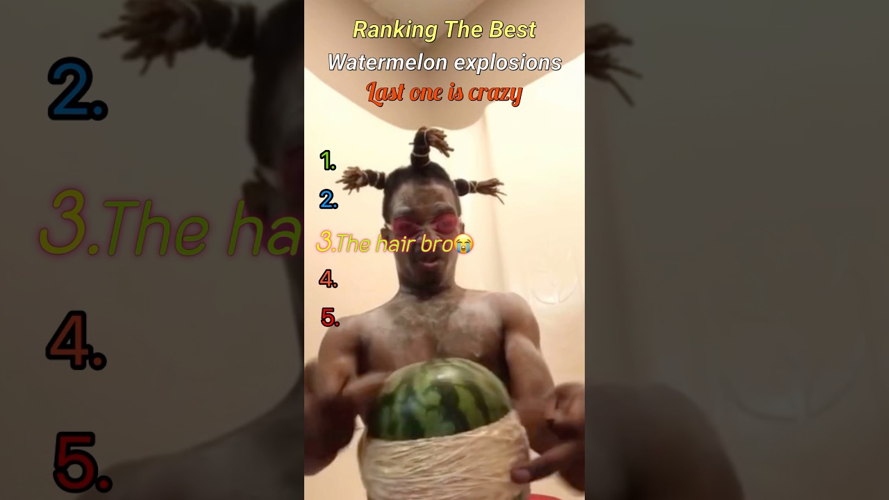 Ranking The Best Watermelon Rubber Band Explosions 💥🍉💀