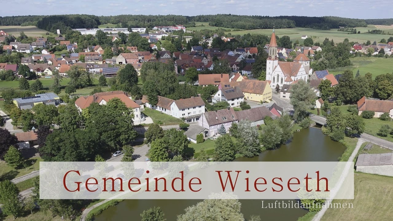 Gemeinde Wieseth - Luftbildfilm