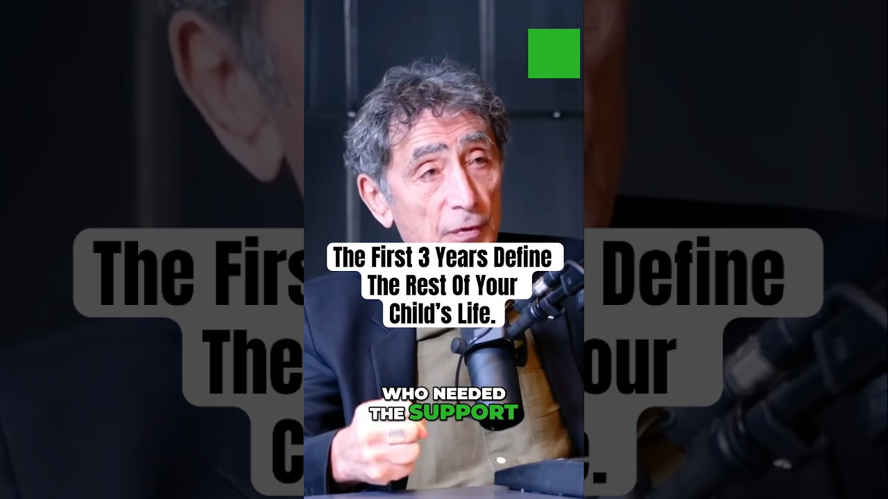 The 3-Year Rule Every Parent Should Know | Dr. Gabor Mat&eacute; #parenting #shorts #children