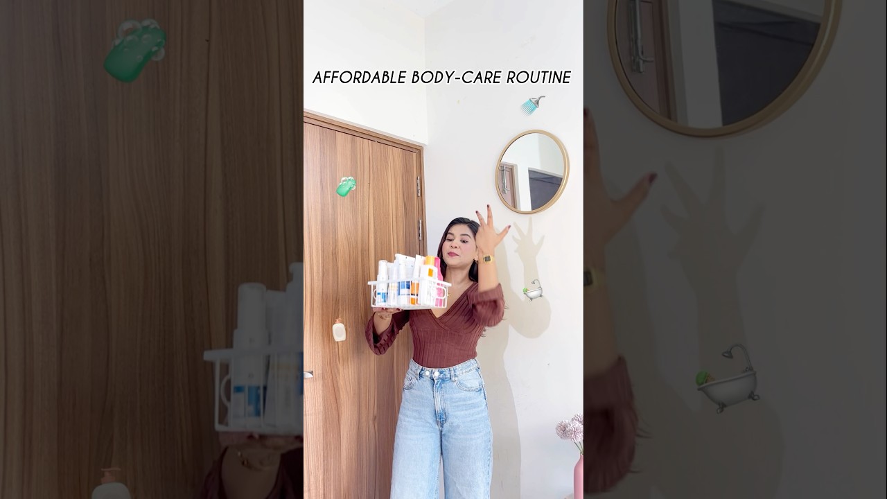 Body care routine under 500‼️#bodycare #bodycareroutine #shower #cream #beautytips #skincare
