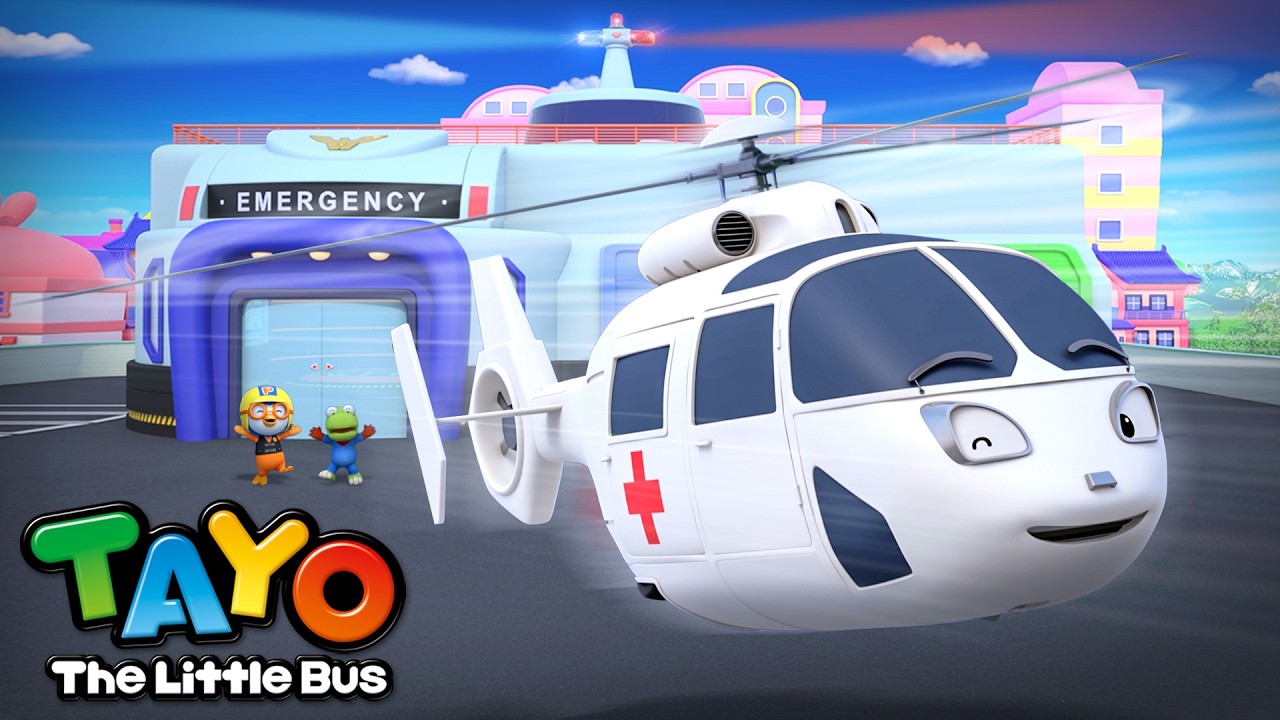 Main Rumah Sakit | Dokter Helikopter yang Terbang ke Langit | Lagu anak | Tayo Bus Kecil