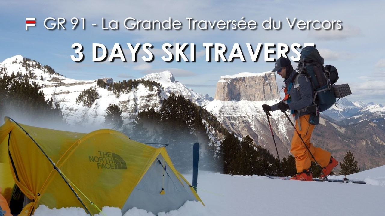 Vercors traverse - 3 days ski touring solo
