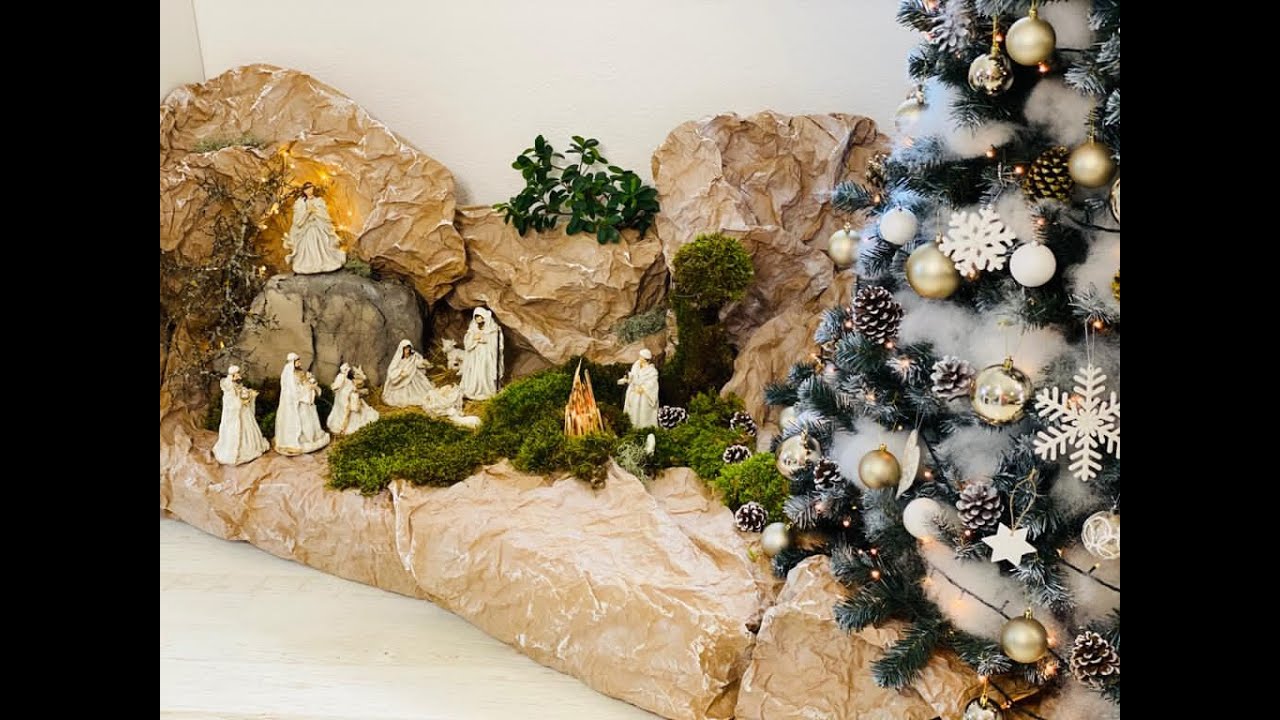 KAKO IZRADITI JASLICE OD VRECA-ZABAVNI PROJEKAT KOJI MOZETE RADITI SA DJECOM 🤗 NATIVITY SCENE DIY