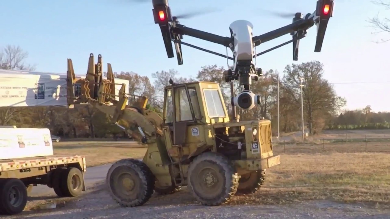Flatbed trucking - Getting unloaded in Guthrie KY - DJI Inspire 1 / Zenmuse Z3