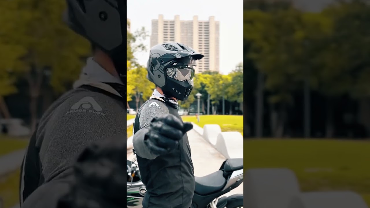 Dual-sport Helmet, Half-dual-sport Helmet, 3/4 open face Helmet, Full face Helmet - ILM Z302 |ILM