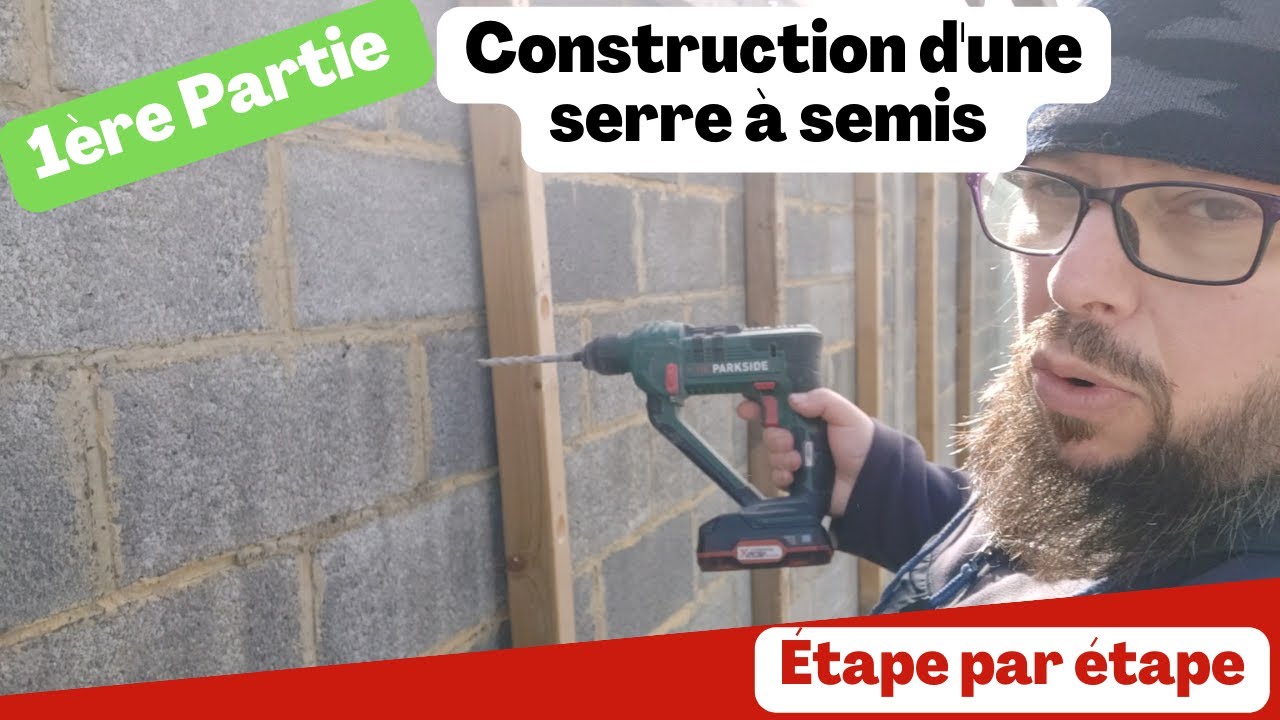 Création d'une serre  à semis, Partie 1 #jardinage #semis #cultures #potager #pouponnière #pépinière
