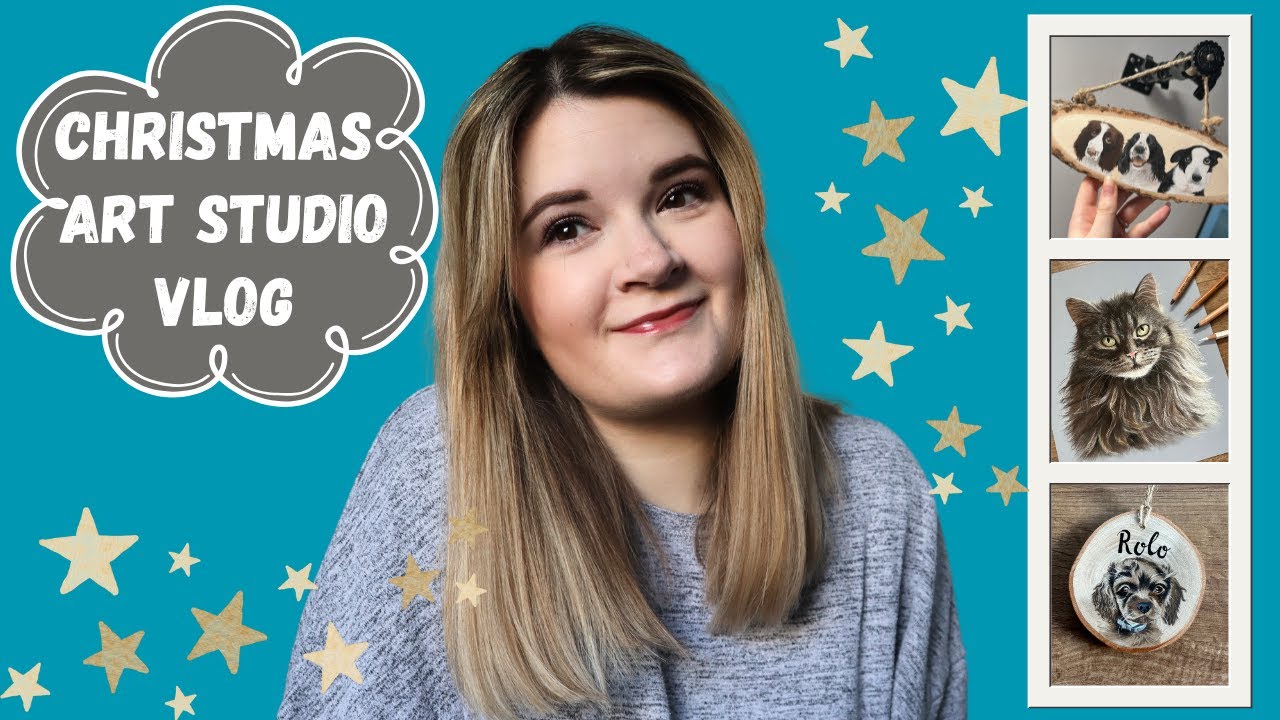Christmas Art Studio Vlog - Every Order I Painted in the Month Before Christmas!