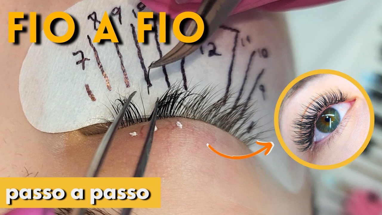 ✅EXTENSÃO DE CILIOS FIO A FIO PASSO A PASSO