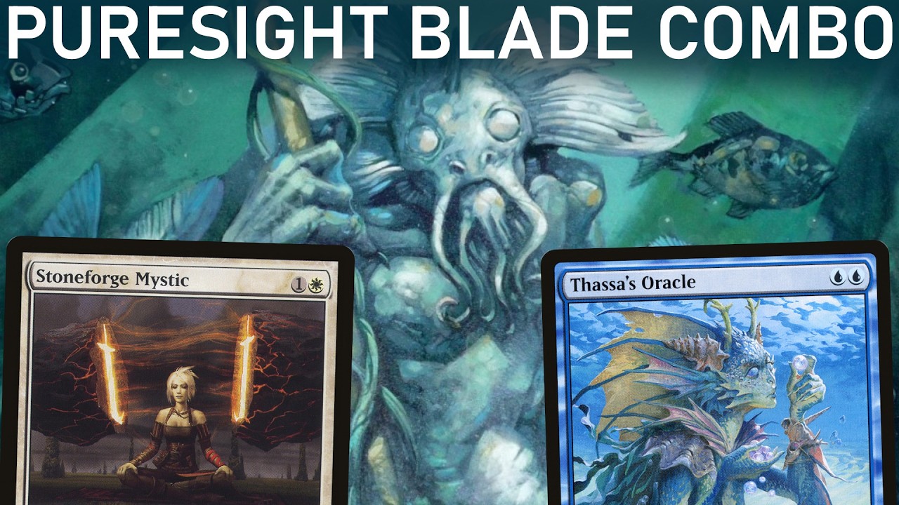 PURE OF SIGHT, EMPTY OF DECK! Legacy Puresight Merrow Combo Stoneblade. MTG