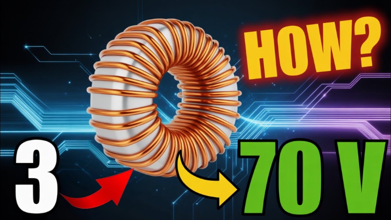 Simple electronic Project explanation Dc-DC boost converter : step up converter