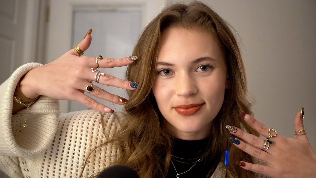 ASMR | Slow Whispering & Over Explaining 💅 ✨ All My Nails of 2024 (nail tapping, Blue Yeti)
