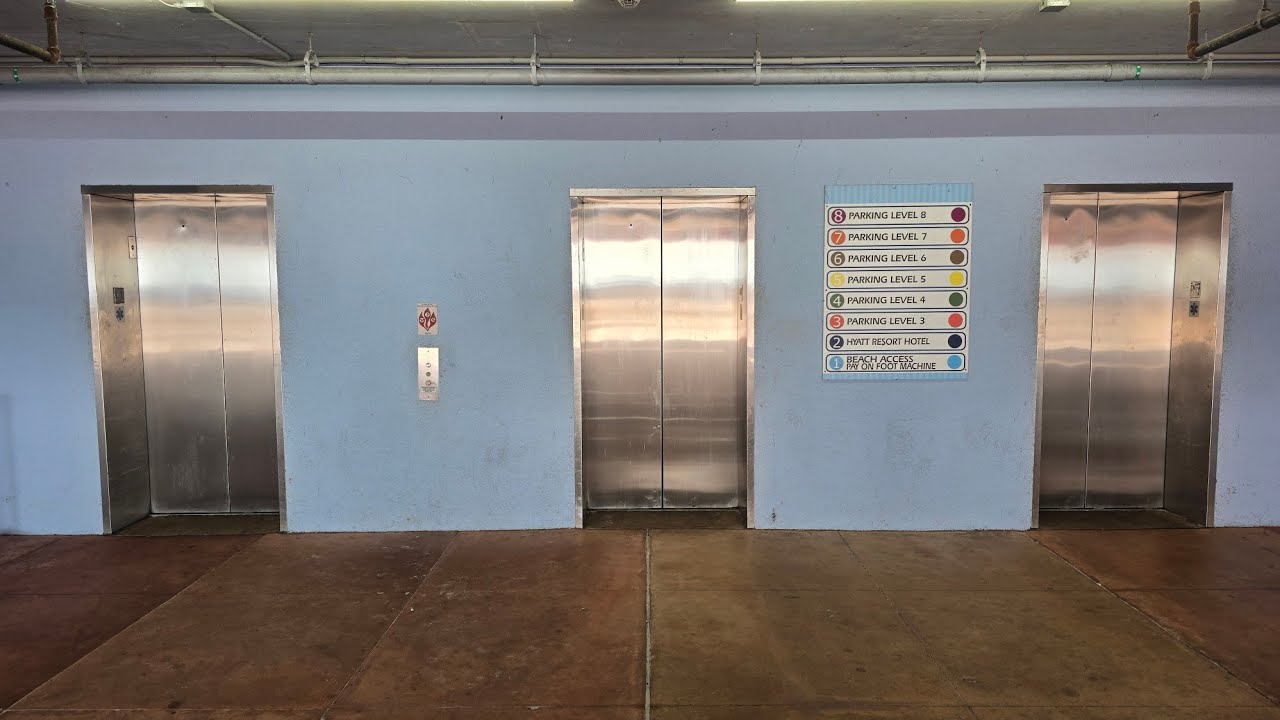 Otis Traction Elevators - Hyatt Regency Parking Garage - Clearwater Beach FL