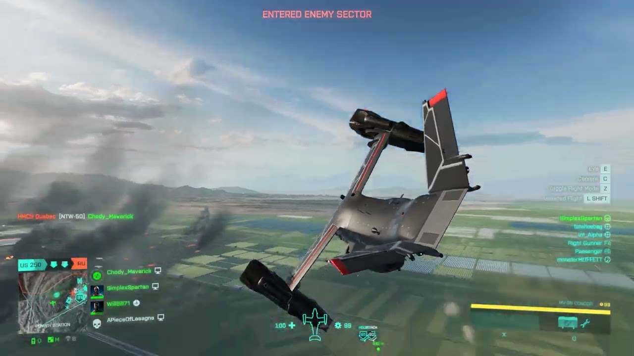 Battlefield 2042 | Playing Aerial Chicken - T1 Condor Pilot Gameplay