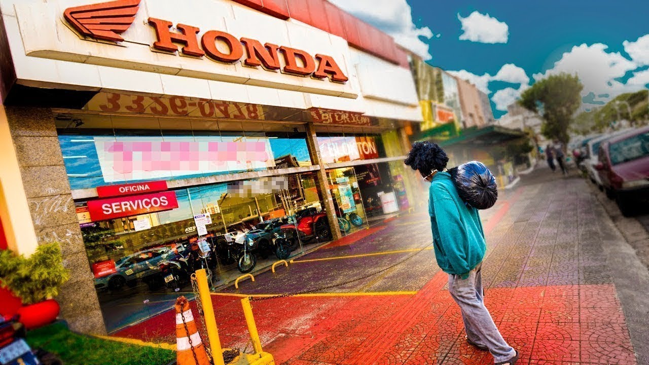 FUI COMPRAR A CB1000 VESTIDO DE MENDIGO E OLHA O QUE ACONTECEU !