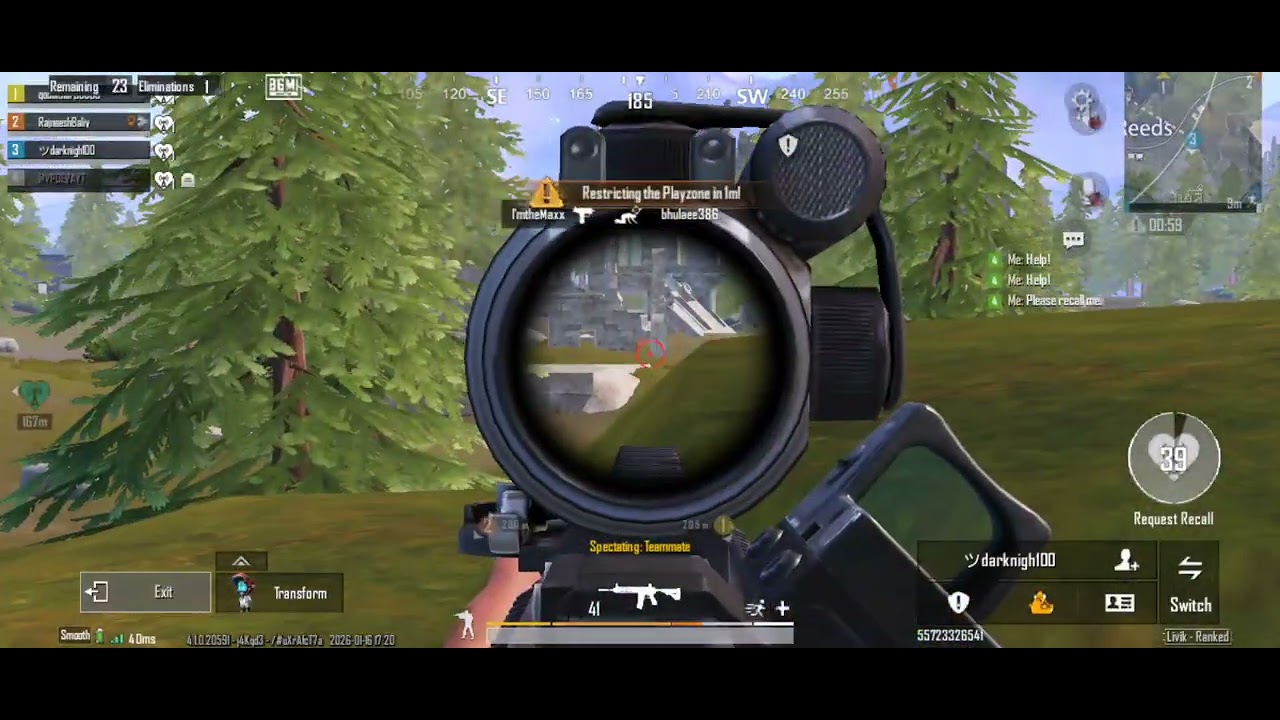 Aaj to marte marte bacha short gun ll#godlike #godzilla #viral #1vs4 #bgmi 