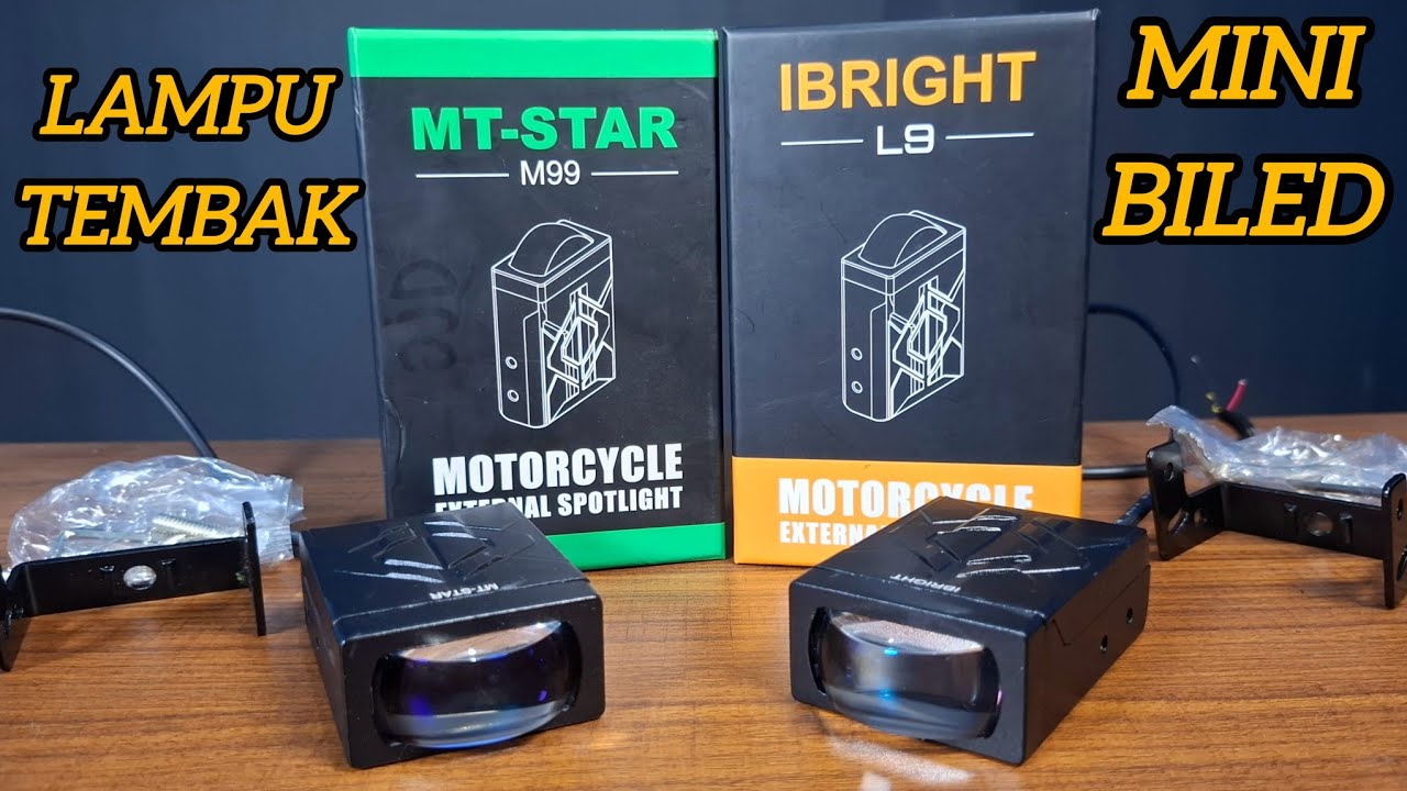 Lampu Tembak Biled MT-STAR M99 vs IBRIGHT L9