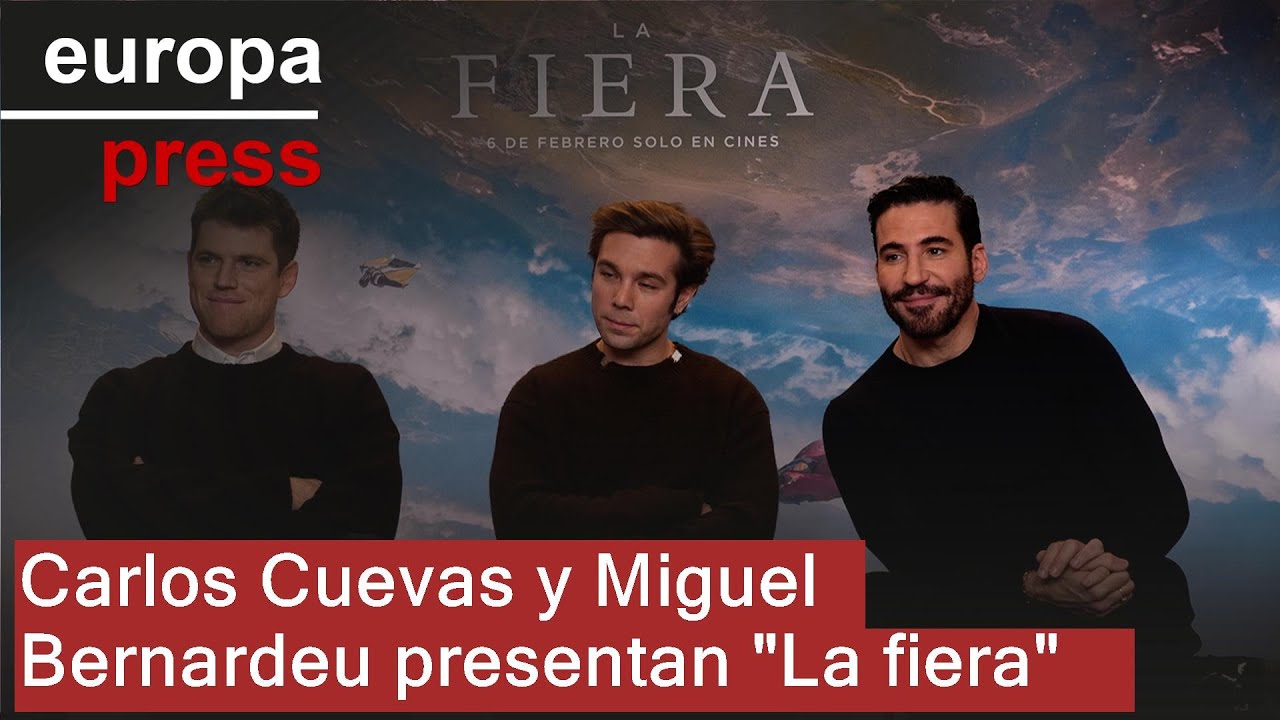 Carlos Cuevas, Miguel Bernardeu y Miguel Ángel Silvestre presentan la película 'La fiera'